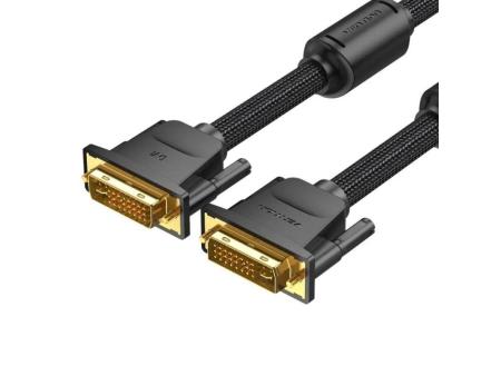 Cable DVI Vention EAEBI/ DVI-D Macho - DVI-D Macho/ 3m/ Negro