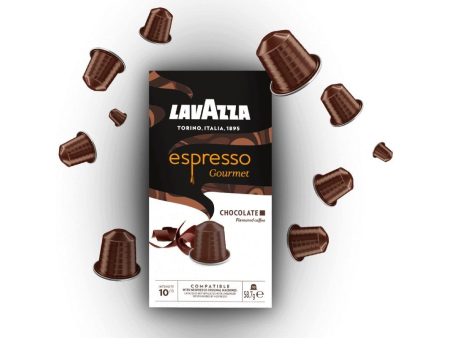 Cápsula Lavazza Espresso Gourmet Chocolate para cafeteras Nespresso/ Caja de 10