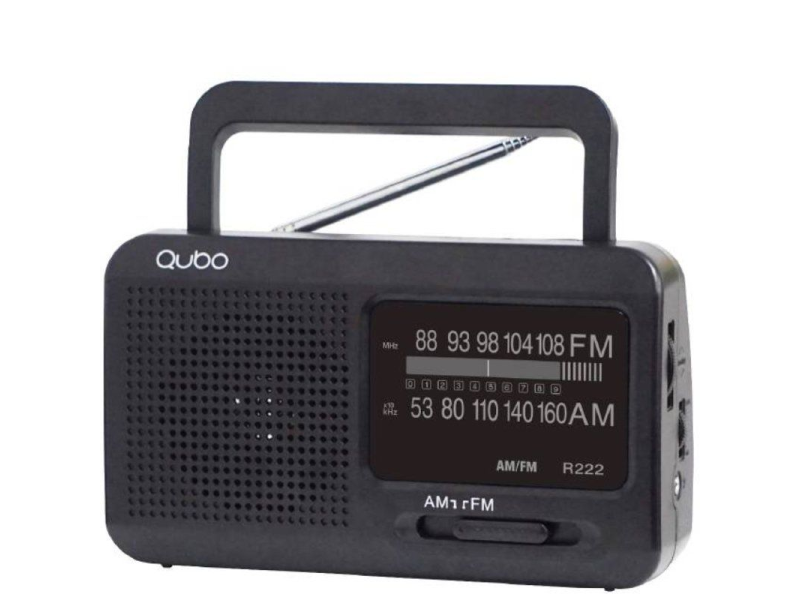 Radio Portátil Qubo R-222/ Negro