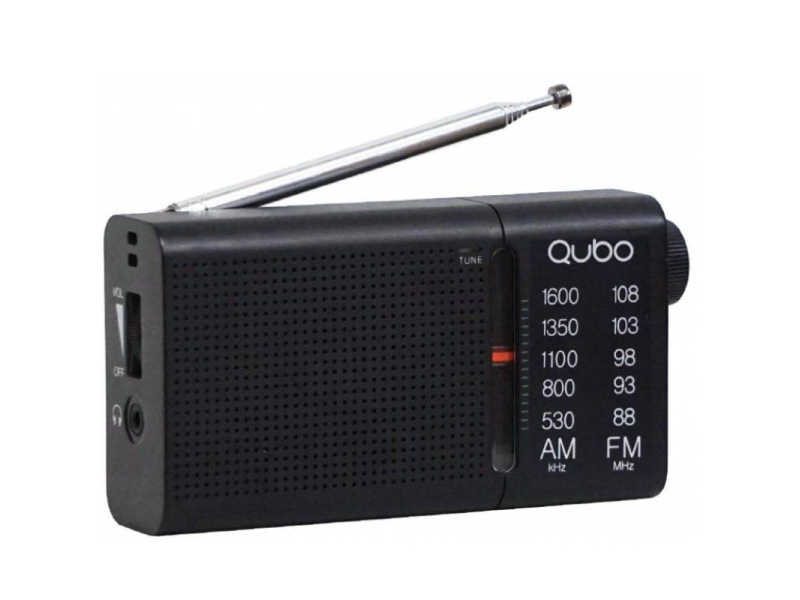 Radio Portátil Qubo RS-2/ Negro