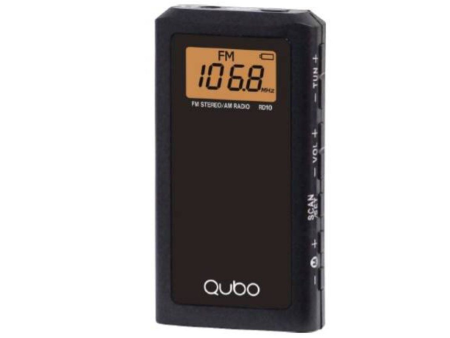 Radio Portátil Qubo RD-10/ Negro