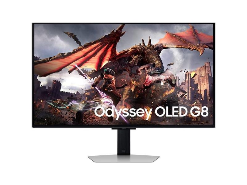 Monitor Gaming Samsung Odyssey OLED G8 S32DG802SU 32'/ 4K/ 0.03ms/ 240Hz/ OLED/ Regulable en altura/ Gris