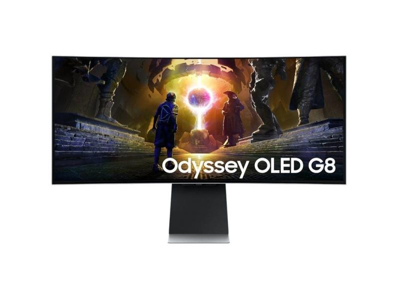 Monitor Gaming Ultrapanorámico Curvo Samsung G8 Odyssey OLED S34DG850SU 34'/ WQHD/ 0.03ms/ 175Hz/ Multimedia/ Regulable en Altur