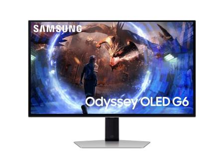 Monitor Gaming Samsung G6 Odyssey OLED S27DG602SU 27'/ QHD/ 0.03ms/ 360Hz/ Regulable en Altura/ Plata