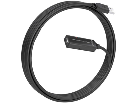 Cable Alargador USB 2.0 Aisens A101-0914/ USB Macho - USB Hembra/ 5m/ Negro