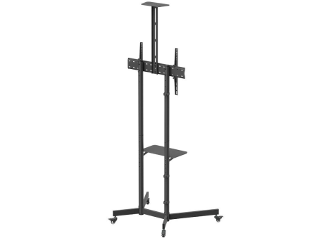 Soporte de Suelo Inclinable con Ruedas/ Soporte de Cámara Aisens FT70TE-335 para TV 37'-70'/ hasta 45kg