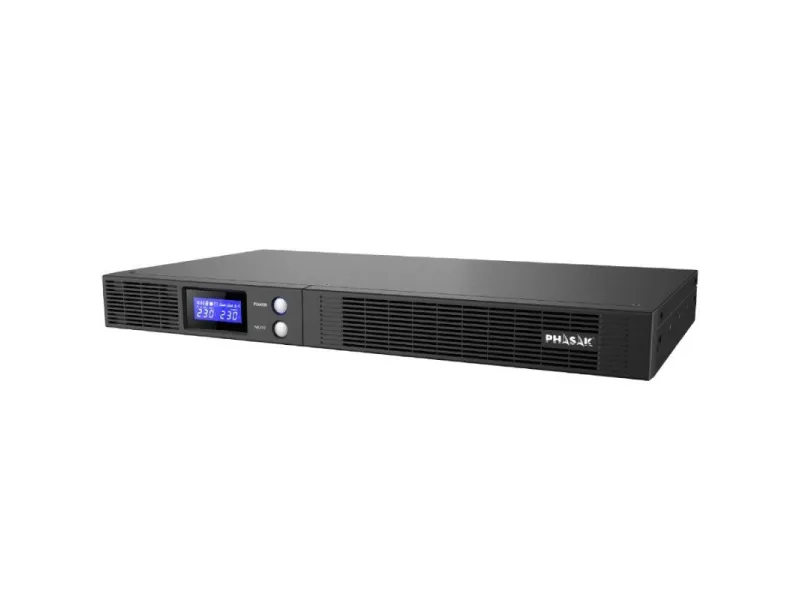 SAI Línea Interactiva Phasak Protekt Slim Rack/ 1500VA-900W/ 4 Salidas/ Formato Rack SAI Línea Interactiva Phasak Protekt Slim Rack/ 1500VA-900W/ 4 Salidas/ Formato Rack