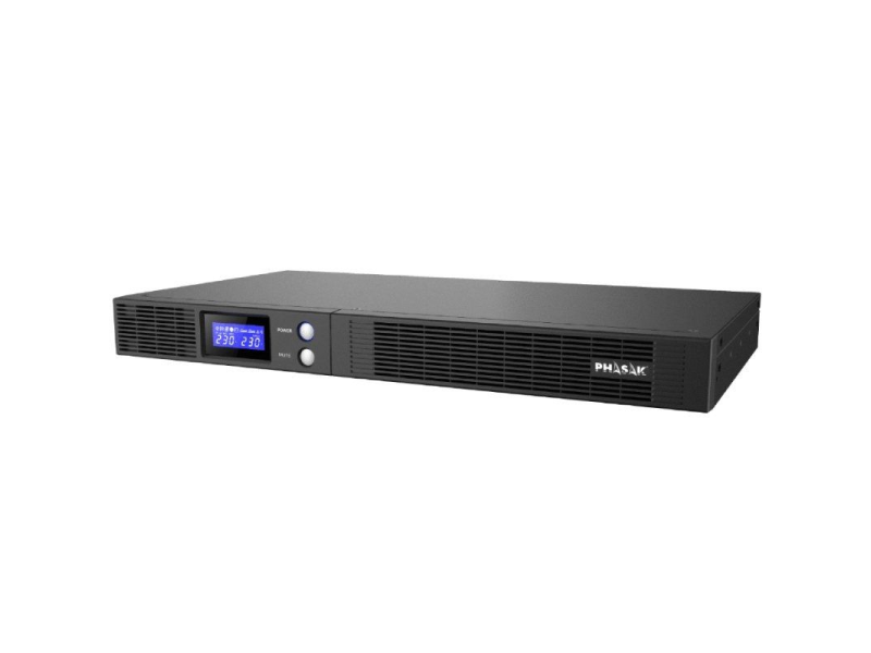 SAI Línea Interactiva Phasak Protekt Slim Rack/ 750VA-450W/ 4 Salidas/ Formato Rack