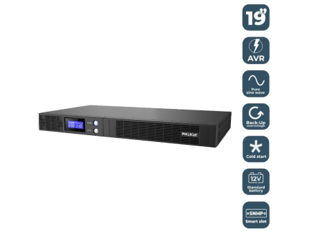 SAI Línea Interactiva Phasak Protekt Slim Rack/ 750VA-450W/ 4 Salidas/ Formato Rack