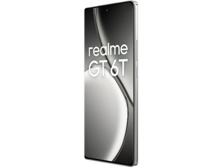 Smartphone Realme GT 6T 8GB/ 256GB/ 6.78'/ 5G/ Plata Fundida