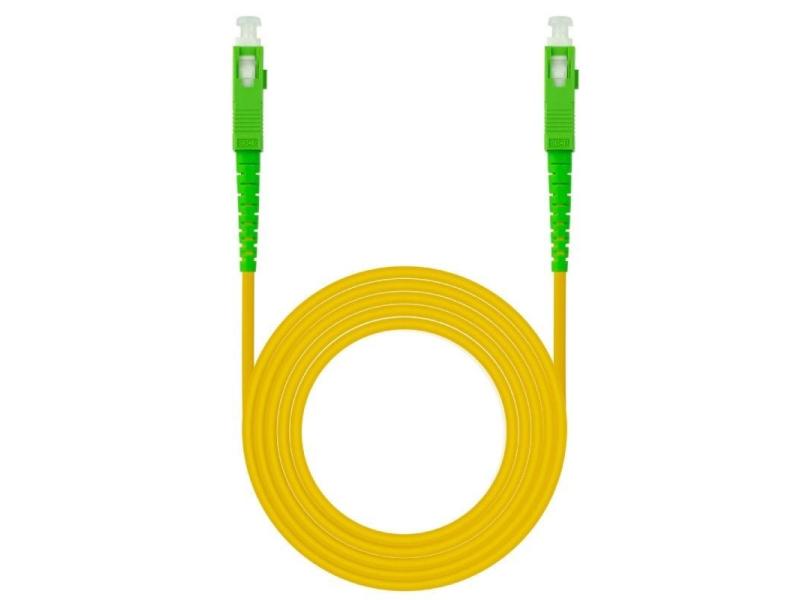 Cable de Fibra Óptica G657A2 Nanocable 10.20.0001/ LSZH/ 1m/ Amarillo