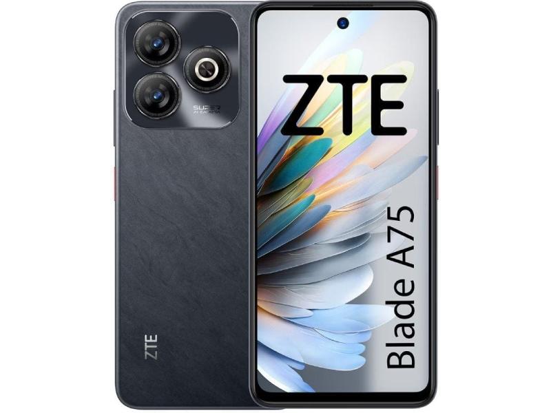 Smartphone ZTE Blade A75 4GB/ 256GB/ 6.6'/ Negro