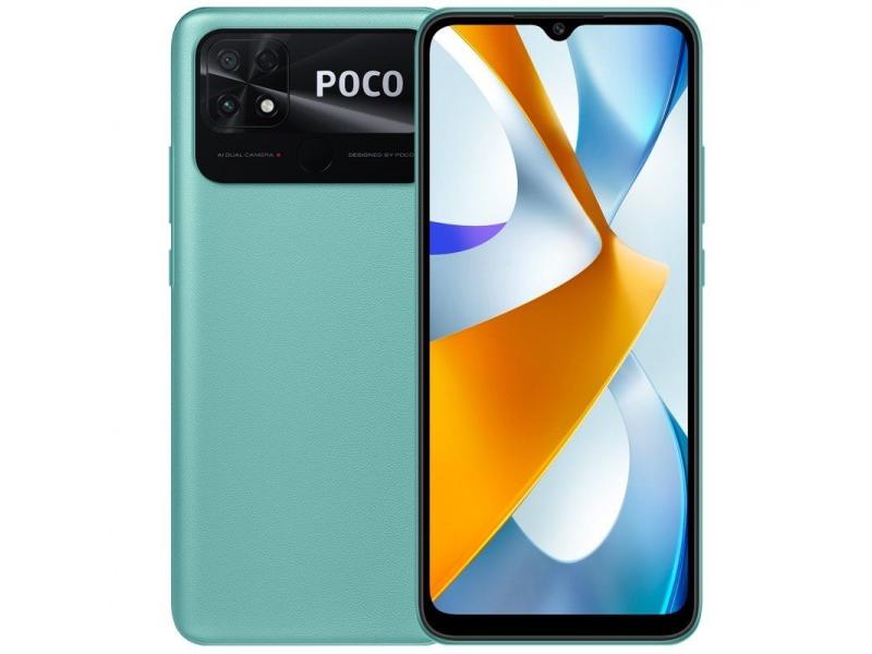 Smartphone Xiaomi POCO C40 3GB/ 32GB/ 6.71'/ Verde Coral