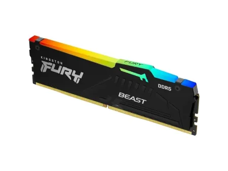 Memoria RAM Kingston FURY Beast RGB 32GB/ DDR5/ 6000MHz/ 1.35V/ CL36/ DIMM