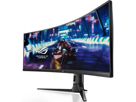 Monitor Gaming Ultrapanorámico Curvo Asus Rog Strix XG49VQ 49'/ Dual FHD/ 4ms/ 144Hz/ VA/ Multimedia/ Negro