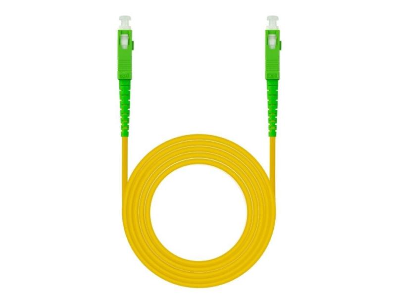 Cable de Fibra Óptica G657A2 Nanocable 10.20.0030/ LSZH/ 30m/ Amarillo