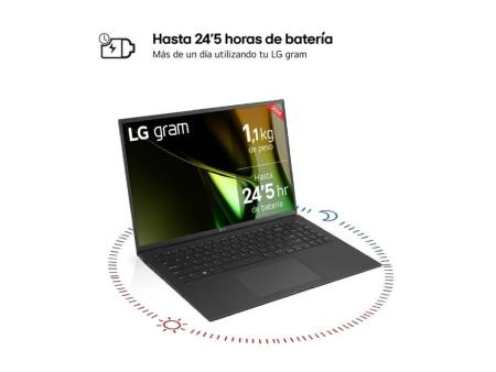 Portátil LG Gram 17Z90S-G.AD7BB Intel Core Ultra 7-155H/ 32GB/ 2TB SSD/ 17'/ Win11