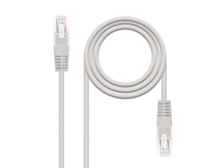 Cable de Red RJ45 UTP Nanocable 10.20.0100 Cat.5e/ 50cm/ Gris