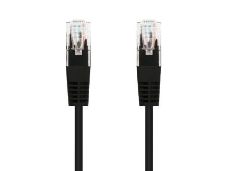 Cable de Red RJ45 UTP Nanocable 10.20.0100-BK Cat.5e/ 50cm/ Negro