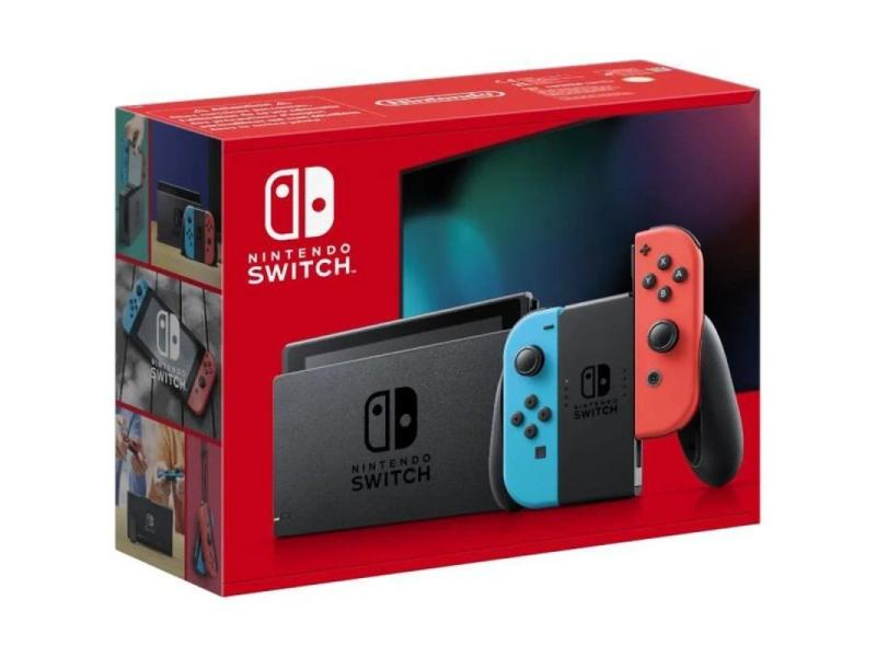 Nintendo Switch Azul Neón/Rojo Neón 2022/ 2 Mandos Joy-Con