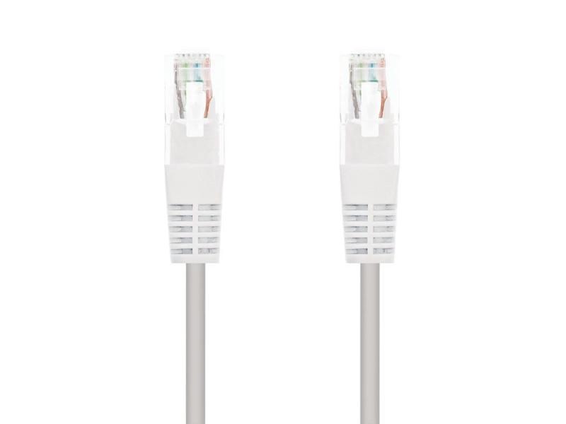 Cable de Red RJ45 UTP Nanocable 10.20.0101-W Cat.5e/ 1m/ Blanco