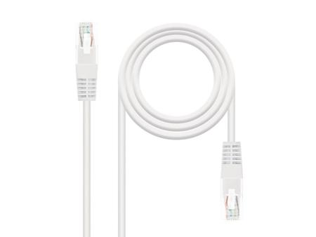 Cable de Red RJ45 UTP Nanocable 10.20.0101-W Cat.5e/ 1m/ Blanco