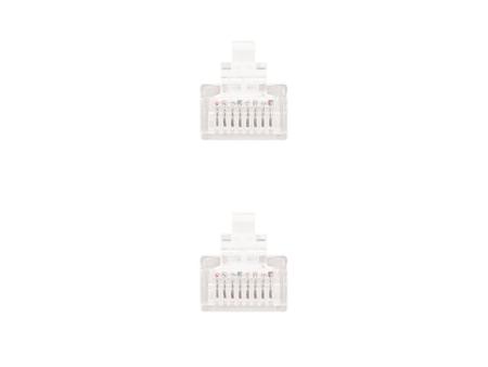 Cable de Red RJ45 UTP Nanocable 10.20.0101-W Cat.5e/ 1m/ Blanco