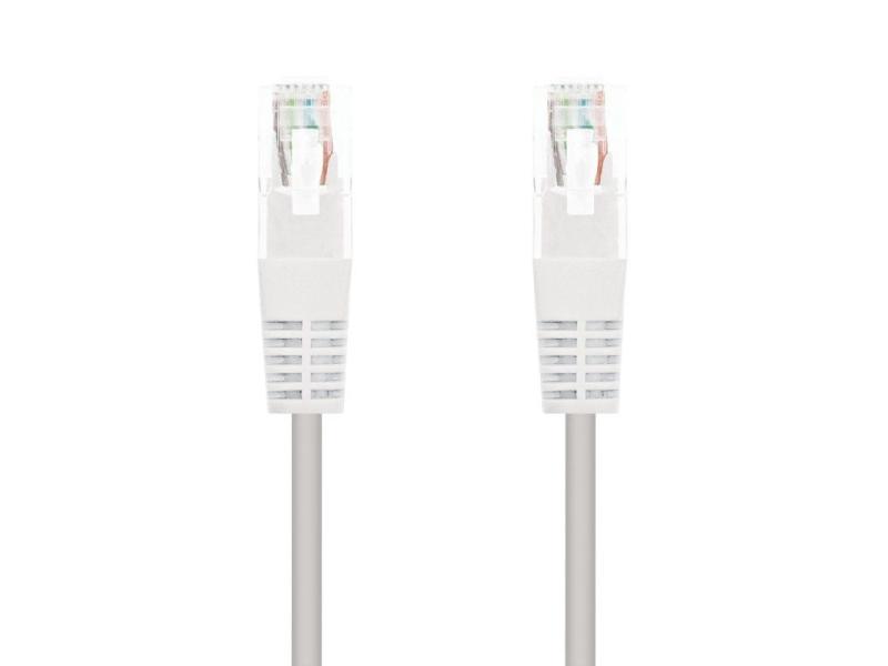 Cable de Red RJ45 UTP Nanocable 10.20.0102-W Cat.5e/ 2m/ Blanco