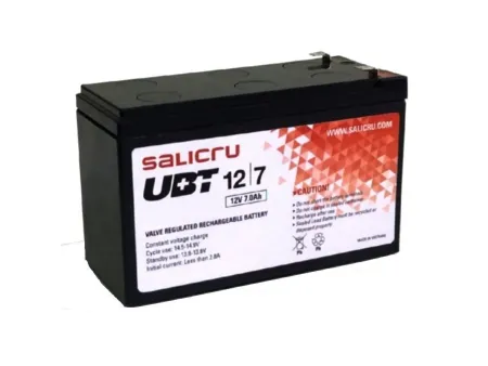 Batería Salicru UBT 12/7 V2 compatible con SAI Salicru según especificaciones