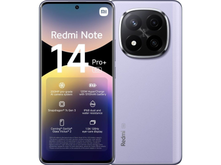 Smartphone Xiaomi Redmi Note 14 Pro+ 12GB/ 512GB/ 6.67'/ 5G/ Púrpura