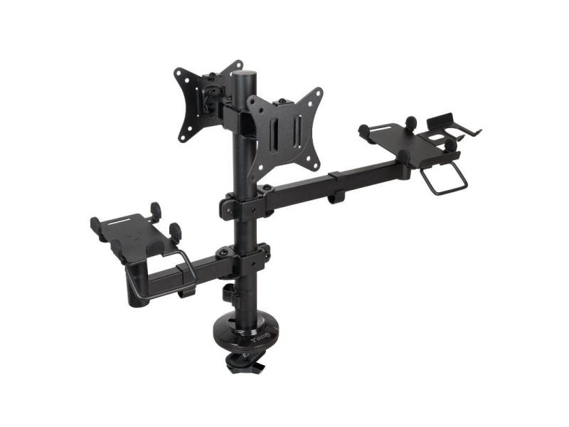 Soporte para 2 Monitores, TPV, Impresora, Términal y Lector TooQ TQPM0002/ hasta 9kg