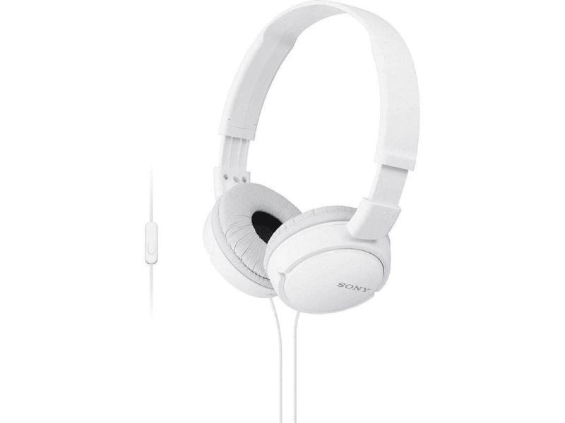 Auriculares Sony MDRZX110APW/ con Micrófono/ Jack 3.5/ Blancos