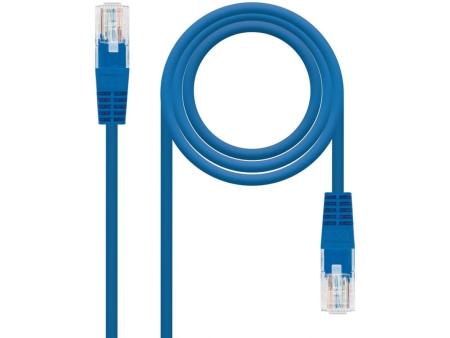 Cable de Red RJ45 UTP Nanocable 10.20.0400-BL Cat.6/ 50cm/ Azul