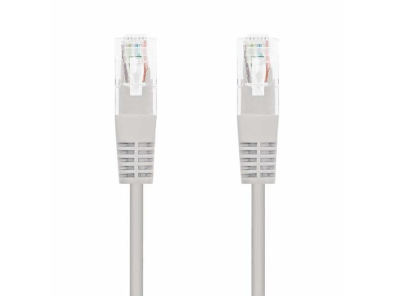 Cable de Red RJ45 UTP Nanocable 10.20.0400-L25 Cat.6/ 25cm/ Gris