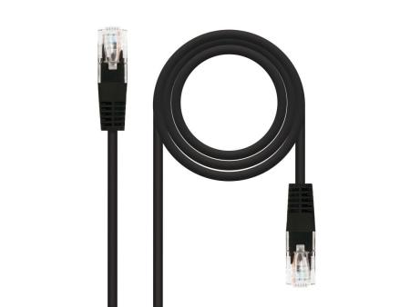 Cable de Red RJ45 UTP Nanocable 10.20.0400-L25-BK Cat.6/ 25cm/ Negro