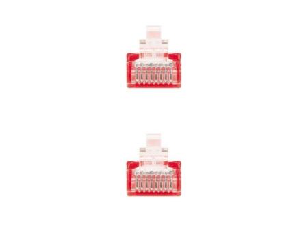 Cable de Red RJ45 UTP Nanocable 10.20.0400-L25-R Cat.6/ 25cm/ Rojo