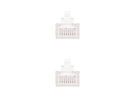 Cable de Red RJ45 UTP Nanocable 10.20.0400-L25-W Cat.6/ 25cm/ Blanco