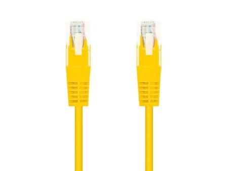 Cable de Red RJ45 UTP Nanocable 10.20.0400-L25-Y Cat.6/ 25cm/ Amarillo