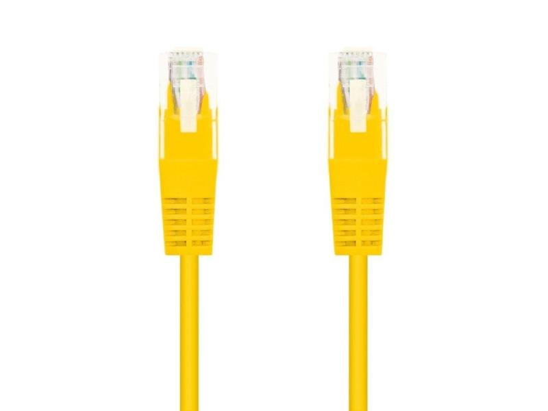 Cable de Red RJ45 UTP Nanocable 10.20.0400-L25-Y Cat.6/ 25cm/ Amarillo