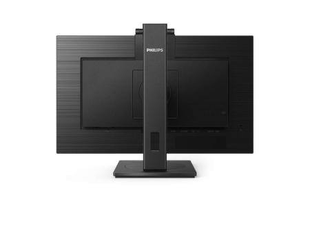 Monitor Profesional Philips 242B1H 23.8'/ Full HD/ Webcam/ Multimedia/ Regulable en altura/ Negro