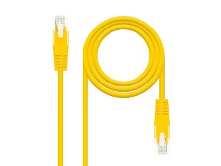 Cable de Red RJ45 UTP Nanocable 10.20.0400-L25-Y Cat.6/ 25cm/ Amarillo