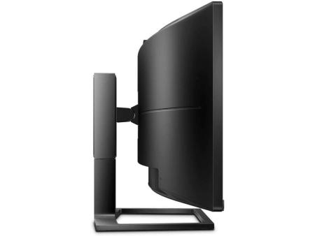 Monitor Profesional Ultrapanorámico Curvo Philips 499P9H 48.8'/ Dual QHD/ Webcam/ Multimedia/ Regulable en altura/ Negro