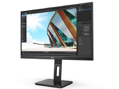 Monitor Profesional AOC 27P2Q 27'/ Full HD/ Multimedia/ Regulable en altura/ Negro