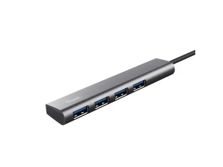 Hub USB Tipo-C Trust Halyx/ 4xUSB