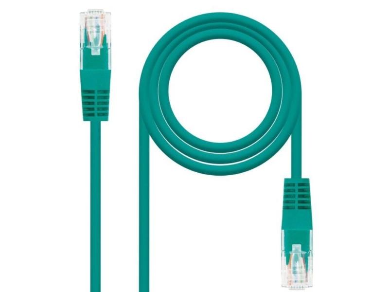 Cable de Red RJ45 UTP Nanocable 10.20.0400-L30 Cat.6/ 30cm/ Verde