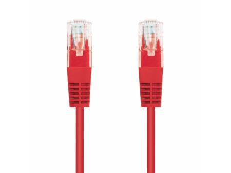 Cable de Red RJ45 UTP Nanocable 10.20.0400-R Cat.6/ 50cm/ Rojo