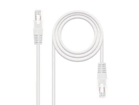 Cable de Red RJ45 UTP Nanocable 10.20.0400-W Cat.6/ 50cm/ Blanco