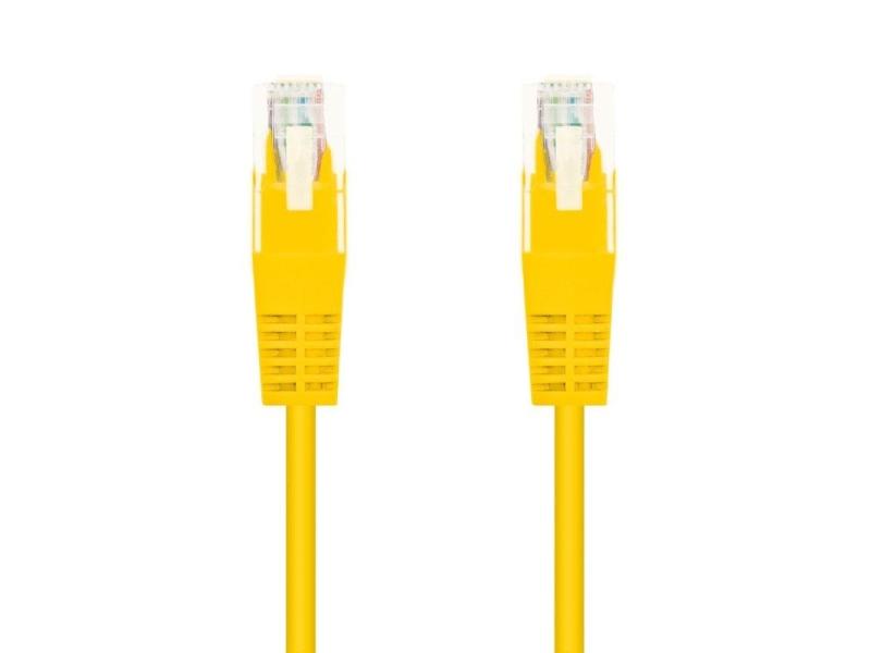 Cable de Red RJ45 UTP Nanocable 10.20.0400-Y Cat.6/ 50cm/ Amarillo