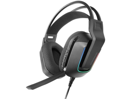 Auriculares Gaming con Micrófono Mars Gaming MH-Strike/ Jack 3.5/ USB/ Negros