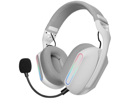 Auriculares Gaming Inalámbricos con Micrófono Mars Gaming MHWPRO/ Jack 3.5/ Bluetooth/ Blancos